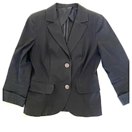 Giacca Max Mara in cotone nera