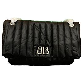 Borsa a spalla Balenciaga Monaco media con tracolla a catena