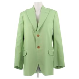 Acne Blazer verde con lana