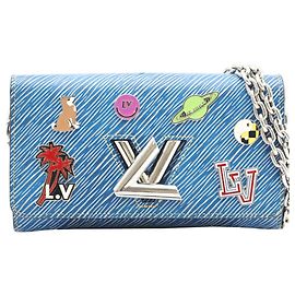Cartera de Cadena Epi Denim Louis Vuitton