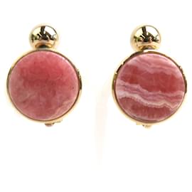 Gold- und rosa Clip-Ohrringe Christian Dior
