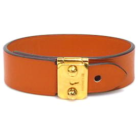 Hermes Sac Adepeche Leather Bracelet - Hermès