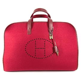 Borsa da viaggio con logo H-Punching di Hermès