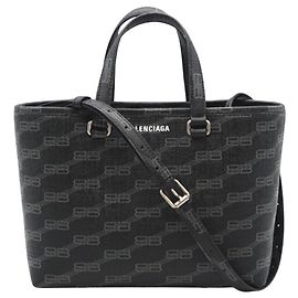 Borsa Shopper Piccola Monogramma BB Signature di Balenciaga