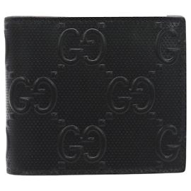 Gucci GG Embossed Leather Compact Wallet