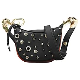 Borsa a spalla mini 2 in 1 in pelle con borchie Gucci