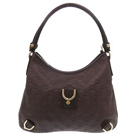 Gucci Abbey Guccissima Leder Schultertasche