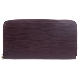 Louis Vuitton Purple Epi Leather Long Wallet