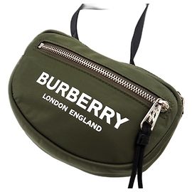 Marsupio in nylon Cannon ML con stampa logo Burberry
