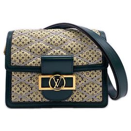 Borsa a Spalla Dauphine in Tela e Pelle Maltage Louis Vuitton