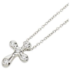 Tiffany & Co Tiffany Elsa Peretti Small Cross Pendant Necklace