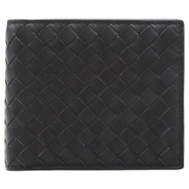 Bottega Veneta Gray Intrecciato Leather Bifold Wallet