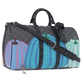 LOUIS VUITTON Eclipse Calabaza LV ~ YK Keepall Bandolera 45 M46441 Auth 44061SM
