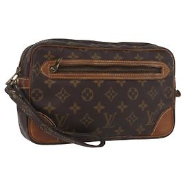 LOUIS VUITTON Clutch Marly Dragonne GM Monogram M51825 LV Auth 172876