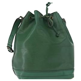 LOUIS VUITTON Bolsa de Ombro Epi Noe Verde M44004 LV Auth LNZ274