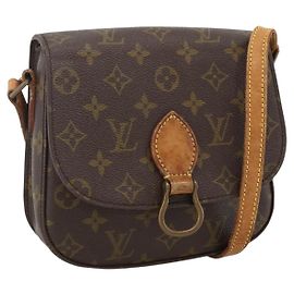 LOUIS VUITTON Monogram Saint Cloud MM Shoulder Bag M51243 LV Auth ka2669