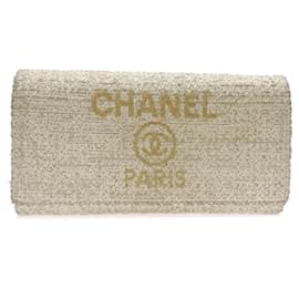 Cartera larga de tweed Deauville de Chanel