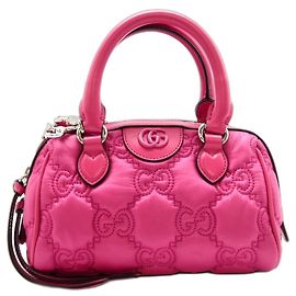 Borsa a Spalla in Nylon GG Matelassé Gucci