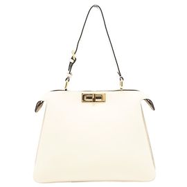 FENDI Camellia Pelle Peekaboo Soft Piccola Borsa