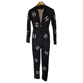 Chanel Coco Neige 2019 – Mono CC Logo de Lana & Cachemira – Talla 36