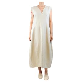 Vestido midi de algodón Dove Enna - talla UK 12 - Studio Nicholson