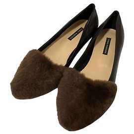 Autre Marque Sapatos planos de couro e pele de Fabio Rusconi