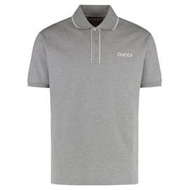 Polo aus Baumwoll-Piqué - Gucci
