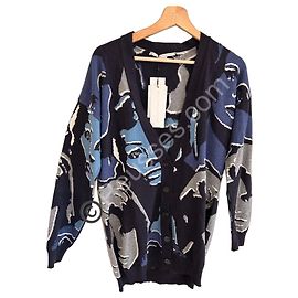 Stella Mc Cartney Langer Cardigan-Weste Stella McCartney Größe 38 aus Schurwolle