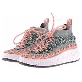 Sneakers "Nama" rosa e grigio - Chloé