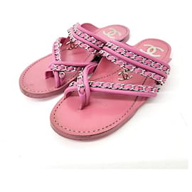Chanel Chain Slippers