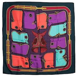 Bufanda de seda color camel - Hermès