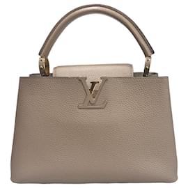 Borsa Tote PM Capucine Taupe - Louis Vuitton