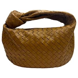 Bottega Veneta Jodie Tiny Tote Bag Karamell