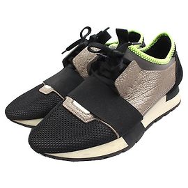 Balenciaga Sneakers con Dettagli in Pelle