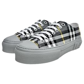 Karierte Baumwoll-Sneaker - Burberry