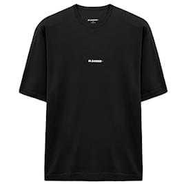 Oversized T-Shirt mit Logo - Jil Sander