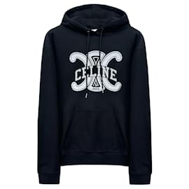 Hoodie T-Shirt mit Triope-Logo - Céline