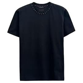 Kurzarm-T-Shirt mit Nieten - Valentino