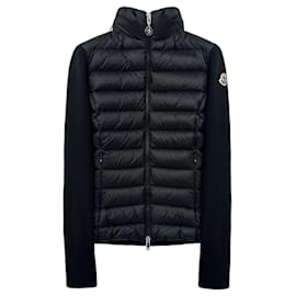 Moncler Logo Damen Leichte Jacke mit Mischpolsterung