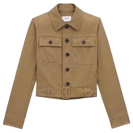 Saint Laurent Chaqueta corta de algodón Surge