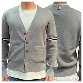 Milano Streifen Strickarmband Cardigan - Thom Browne