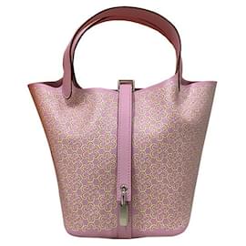 Hermès Borsa Hermes PICOTIN Lock Lucky Daisy Print Swift U-stamp