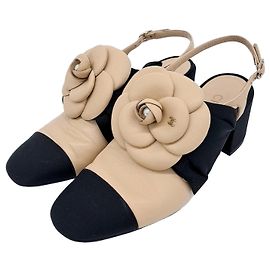 Chanel Camelia Slingback