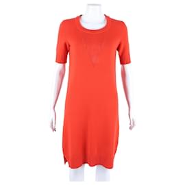 Abito a maniche corte in cashmere Hermès