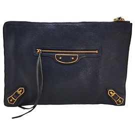 Balenciaga Clutch in metallo classico