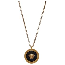 Colar Pendente Medusa Preto - Versace