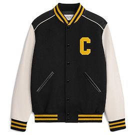 Céline Giacca Teddy Classica in Lana Testurizzata Nero Giallo