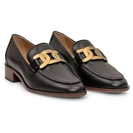 Tod's Mocassini Logo Catena d'Oro Catena GOC