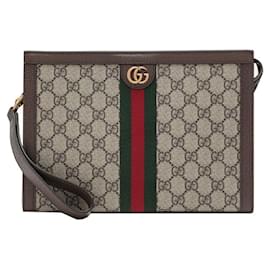 Gucci Clutch Ophidia Beige/Ebano