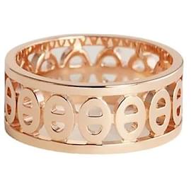 Anello Divino Catena Ancora Modello Piccolo Oro Rosa - Hermès